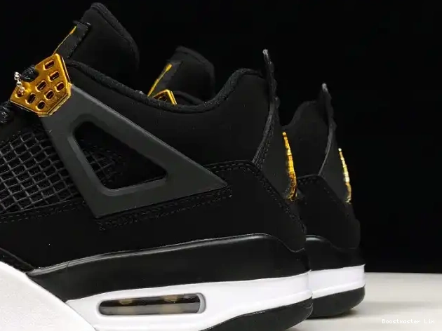 Bmlin shoes Metallic Black Jordan Gold-White 308497-032 4 Royalty Air 0515